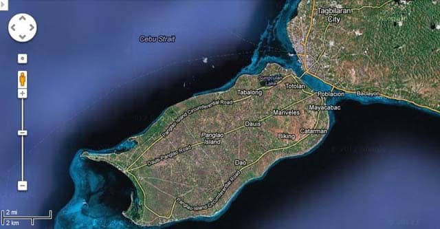 Panglao Island Google Map