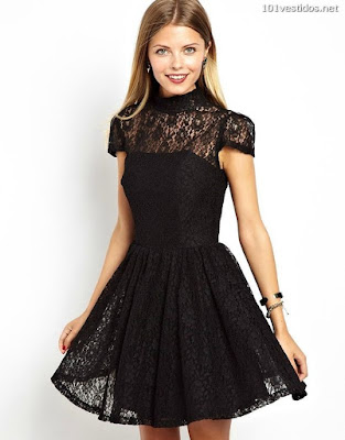 Vestidos de Encajes Negro Vestidos de Encajes Negro