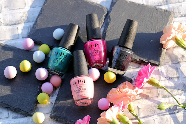 OPI Danny&Sandy 4 Ever, OPI Pink Ladies Rule the School, OPI Teal Me More, Teal Me More, OPI You're the Shade That I Want