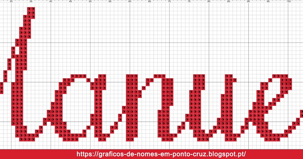Manuela Em Ponto Cruz Gráficos de Nomes em Ponto Cruz: Nome Manuela em Ponto Cruz