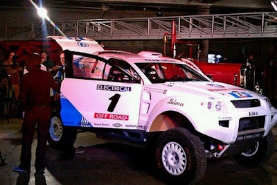 Un coche eléctrico en Dakar 2012