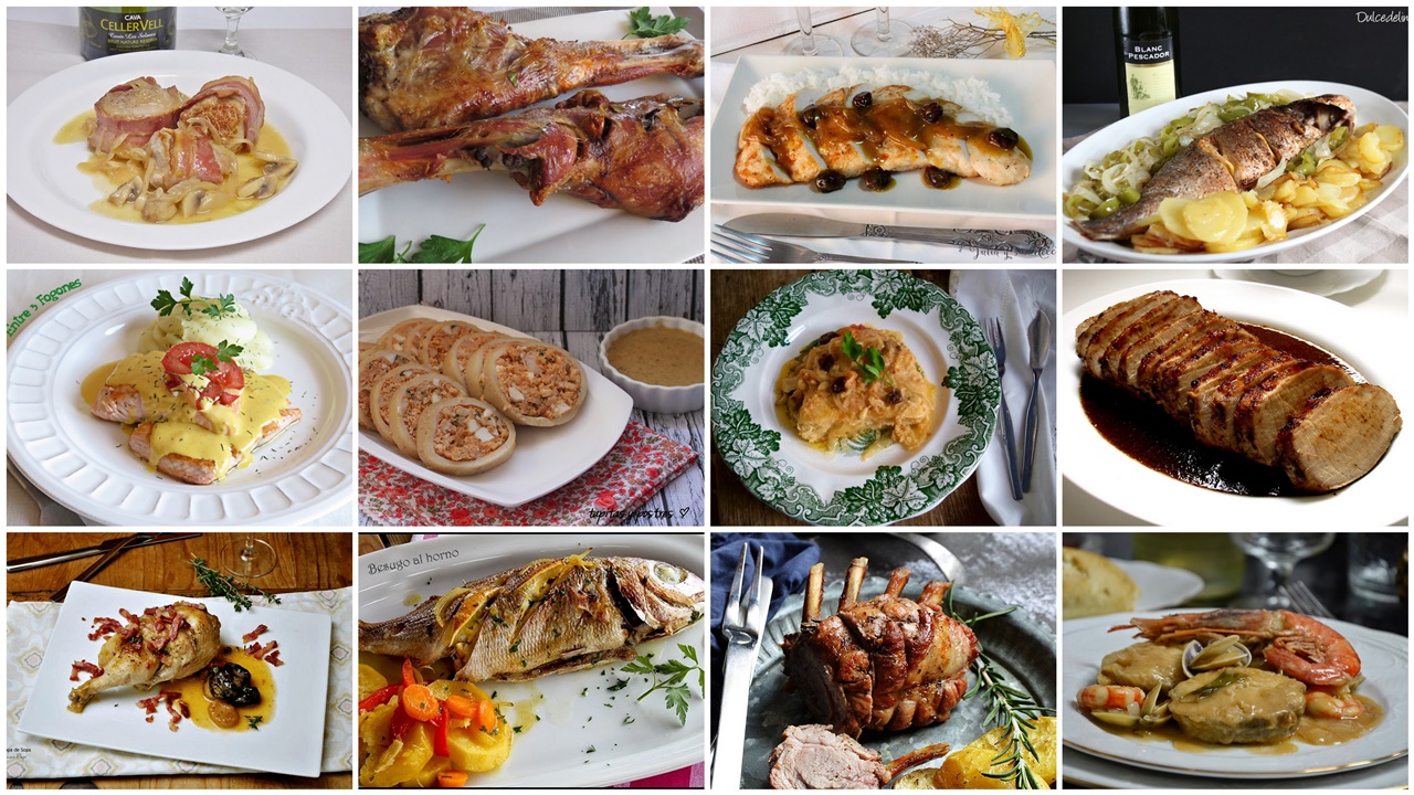 JULIA Y SUS RECETAS Segundos platos, carnes y pescados para Navidad