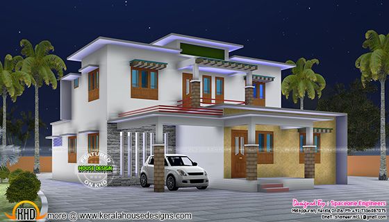 2170 square feet Kerala home plan