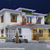2170 sq-ft home plan by Spaceone Engineers