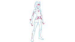 ahsoka tano draw wars star