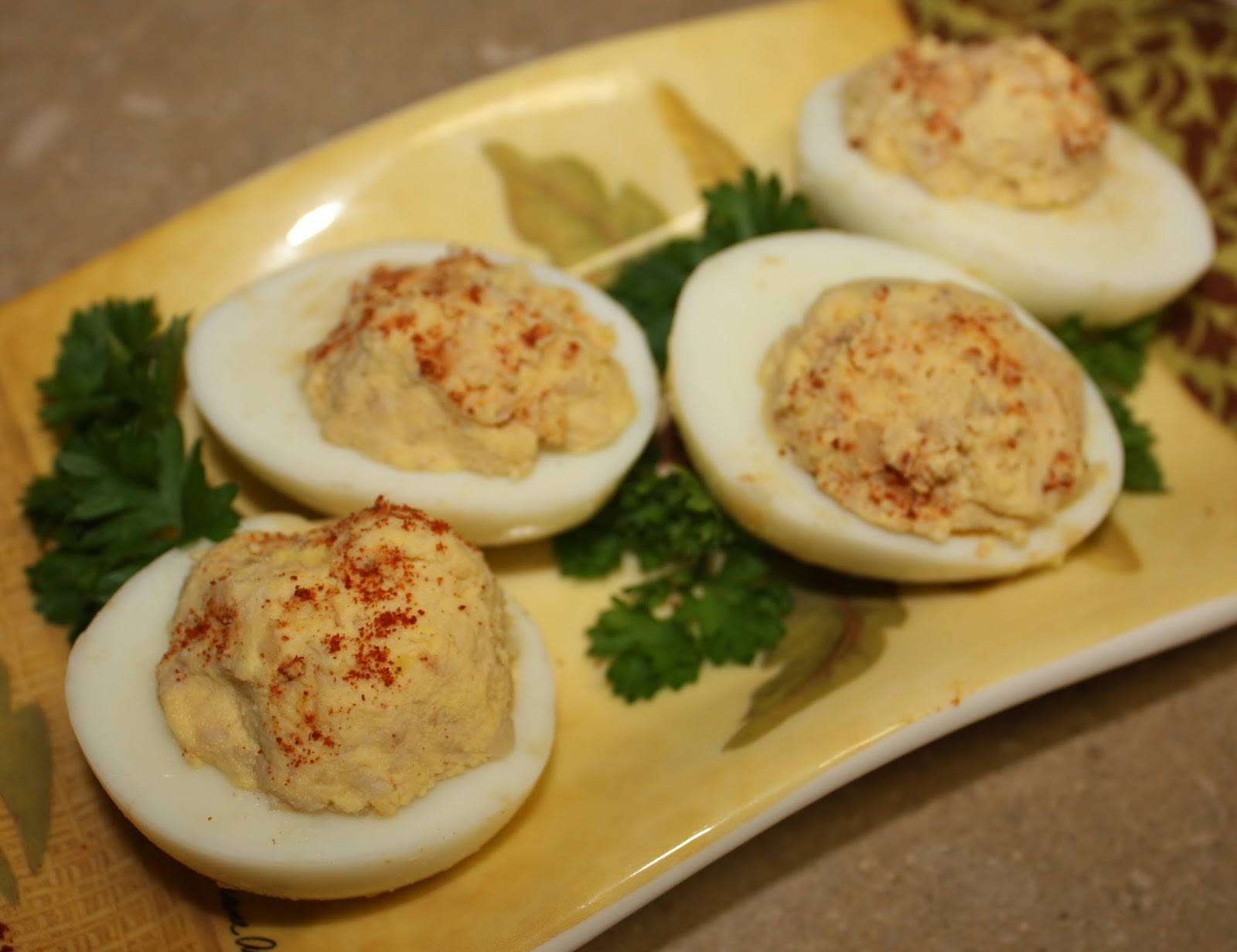 Best of Long Island and Central Florida Buffalo Chicken Deviled Eggs