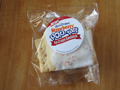 Review Carl S Jr Strawberry Pop Tart Ice Cream Sandwich Brand Eating