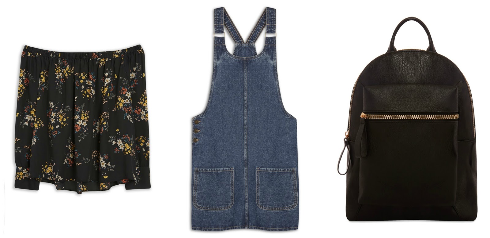 primark denim pinafore