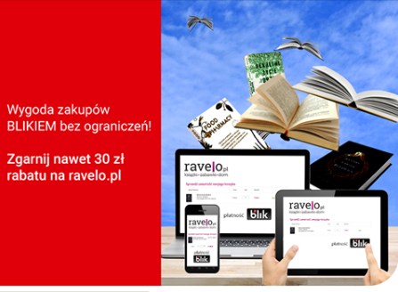 Płatności jednym kliknięciem od BLIKA już dostępne na Ravelo.pl! Promocje i wyprzedaże