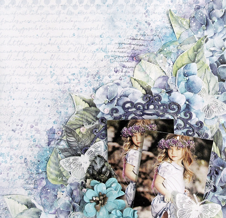 Kalalayaa's Art Stuido Mixed media layout tutorial