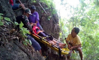 Terjatuh 45 Meter Ke Gaung, Bukan Ditolong Malah Dirogol