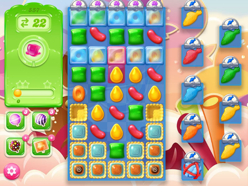Candy Crush Jelly Saga level 557
