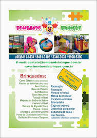 Sorteio Bombando Brinque Recreação e Locação de Brinquedos