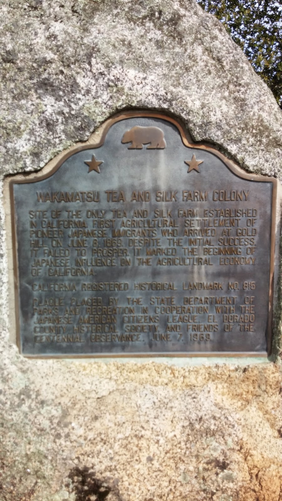 Travels & Wanderings Wakamatsu Tea & Silk Farm Colony Gold Hill