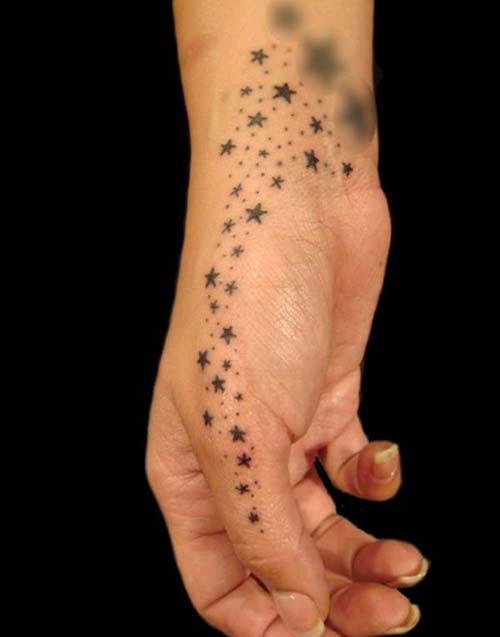 multiple star tattoo on hand el yanı yıldız dövmeleri multiple star tattoo on hand el yanı yıldız dövmeleri