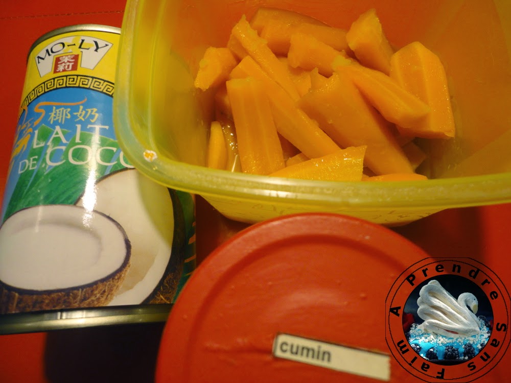Purée de carottes coco et cumin