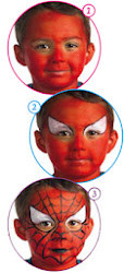 spiderman face painting instructions craft facepaint spider hellokids makeup crafts imagine web paintingvalley parties read activities