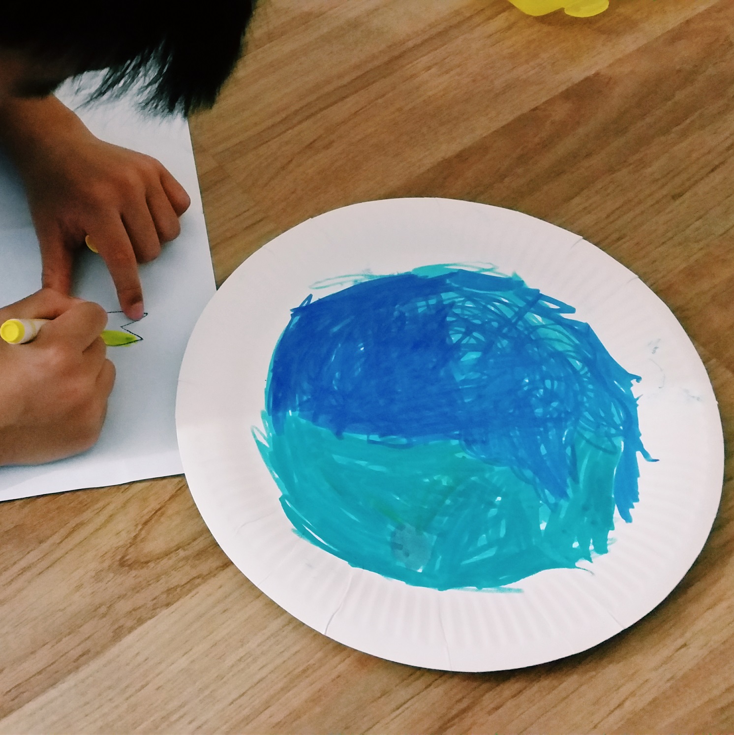 The Nonya Diaries Paper Plate Fish Bowl