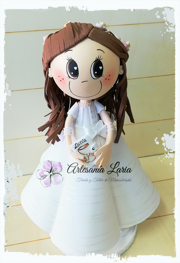 muñeco de comunion goma eva