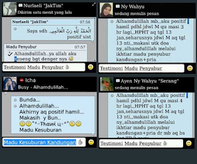 Testimoni Madu Fertiles 1