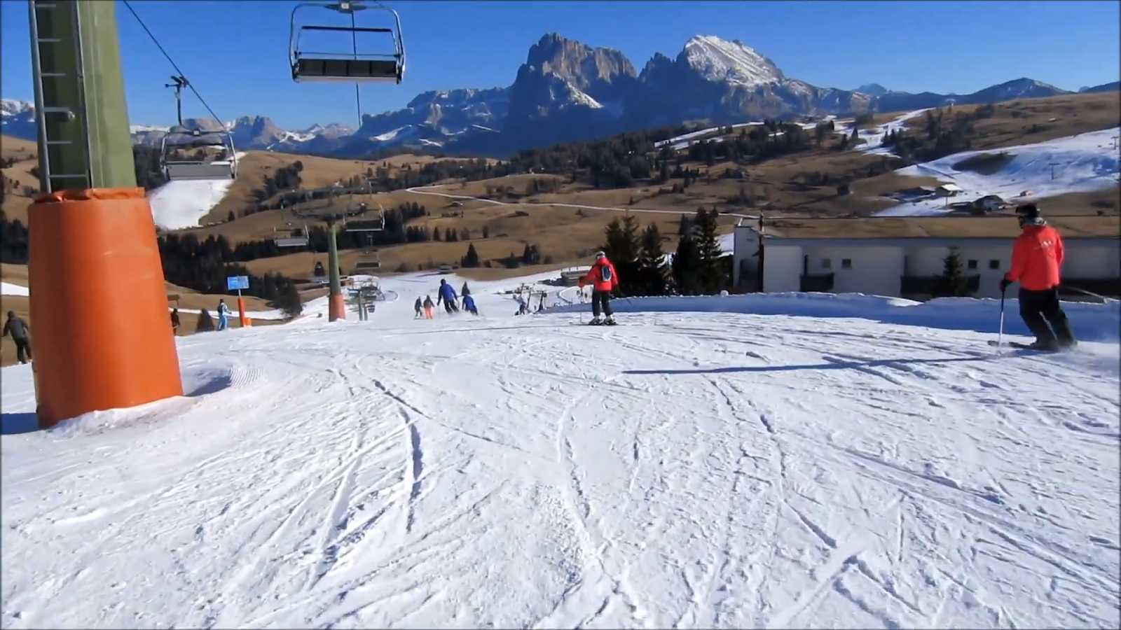 Skiën op Alpe di Siusi (Seiser Alm)