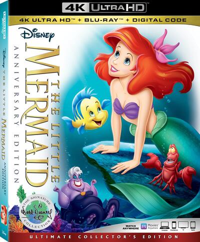 The Little Mermaid (1989) 2160p HDR BDRip Dual Latino-Inglés [Subt. Esp] (Animación. Fantástico)