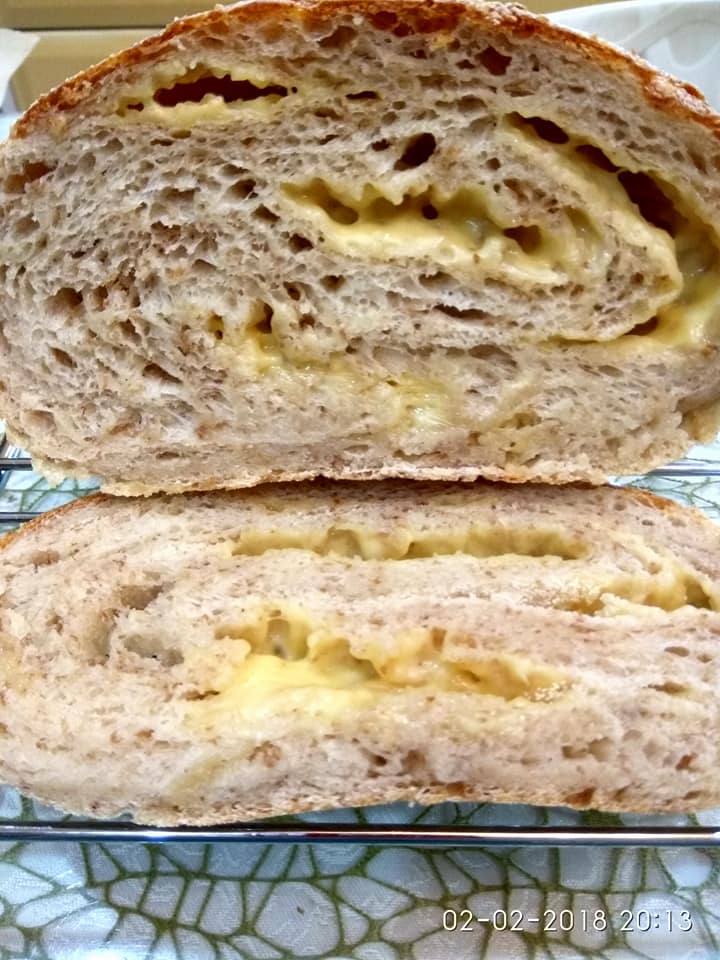 Recipe) Sourdough with Cheddar Cheese Daily Homecook Meal