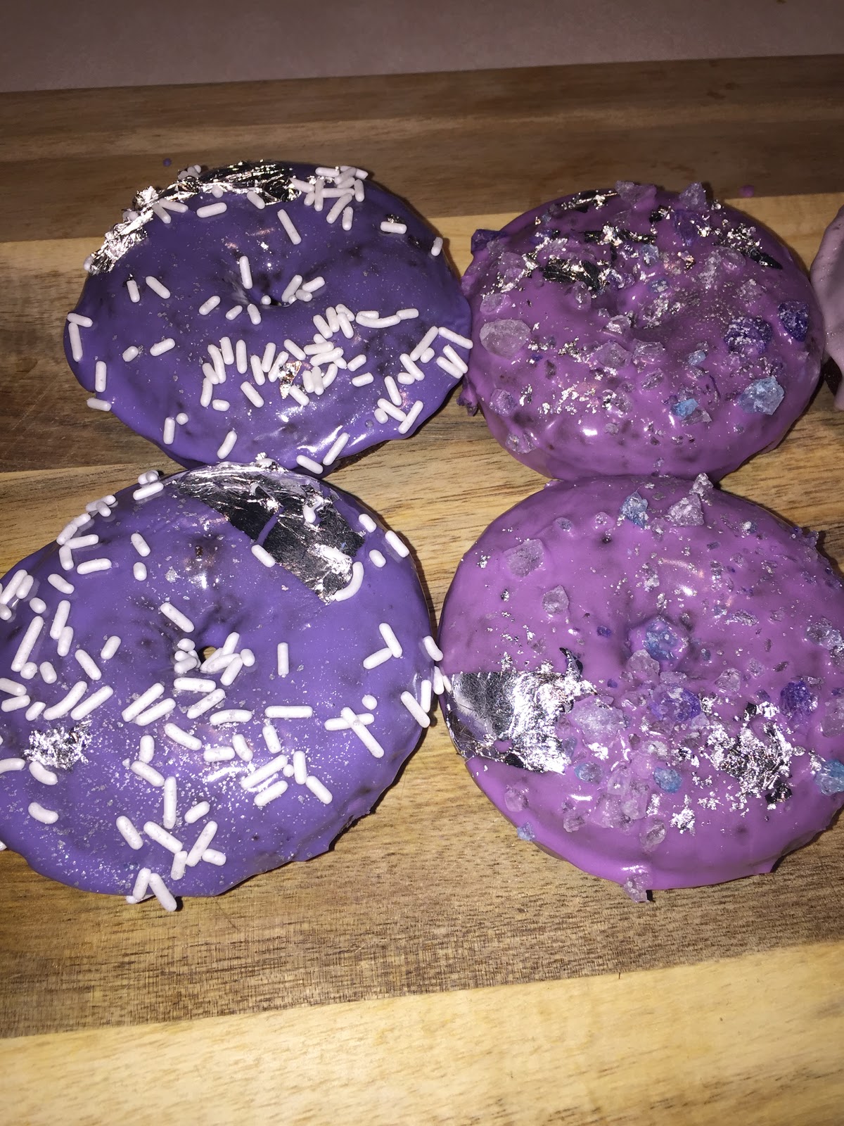 JasmineRichelleBakes Lavender Chocolate Donuts