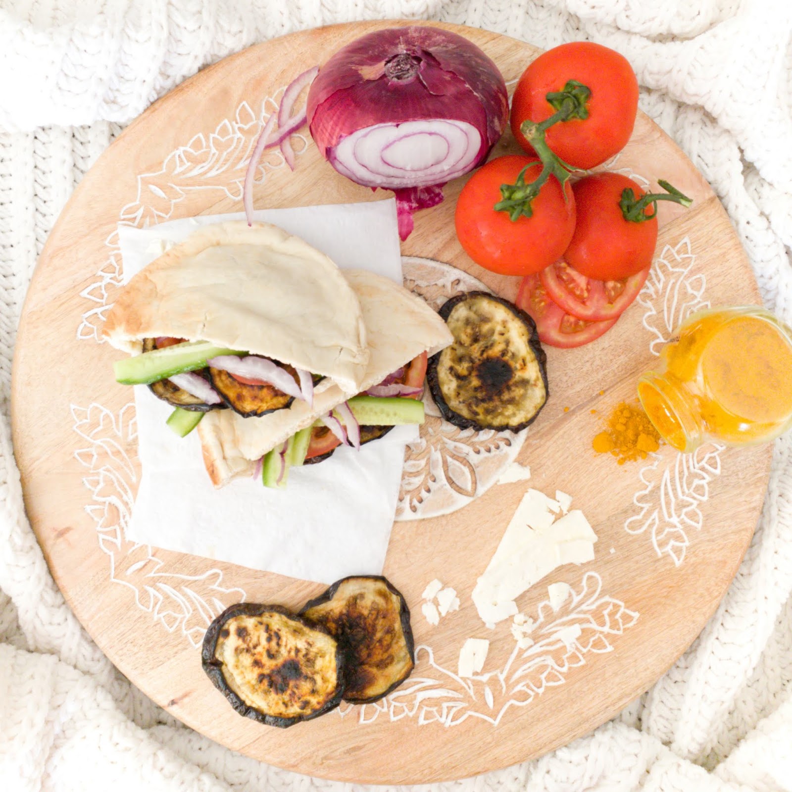 Egyptian Eggplant Sandwiches