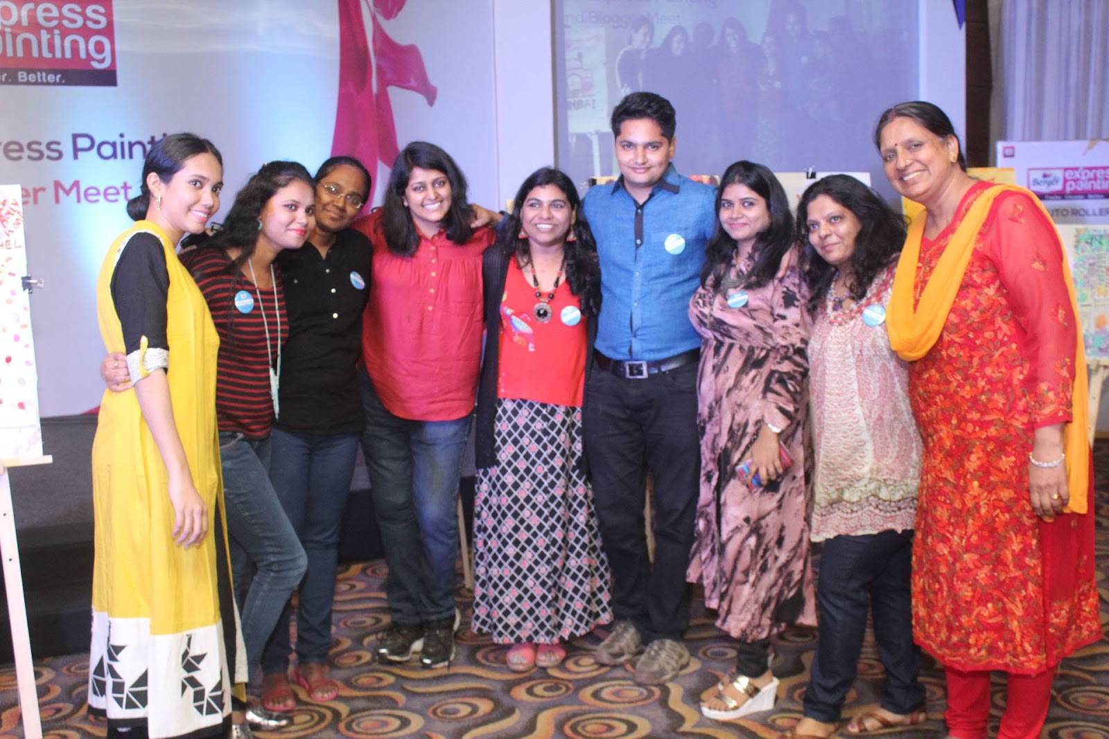 Indiblogger Meet Paint Your Imagination with Berger XP Haute Kutir