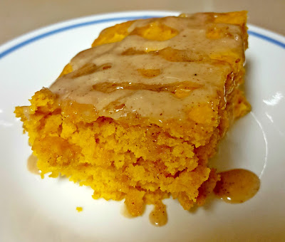 Pumpkin Spice Cake Slice