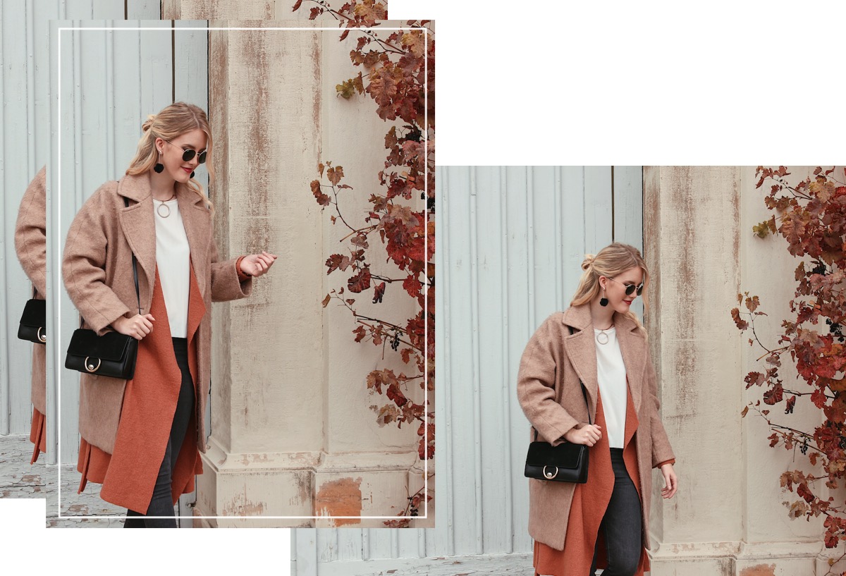 Einfaches Kombinieren mit Basics - beiger Mantel und dunkelgrauer Denim in zwei Looks mit kariertem Blazer und Chloé Drew Strickmantel Karoblazer Trend Fashionblog Stuttgart Einfaches Kombinieren mit Basics - beiger Mantel und dunkelgrauer Denim in zwei Looks mit kariertem Blazer und Chloé Drew Strickmantel Karoblazer Trend Fashionblog Stuttgart