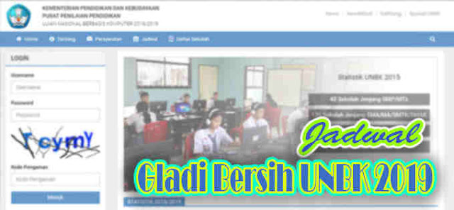 Jadwal Resmi Gladi Bersih UNBK 2019 Jenjang SMK SMA/MA SMP/MTs