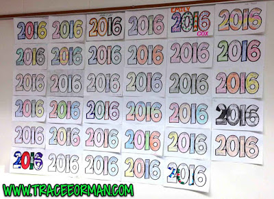 New Year Activities for Students - Classroom Display