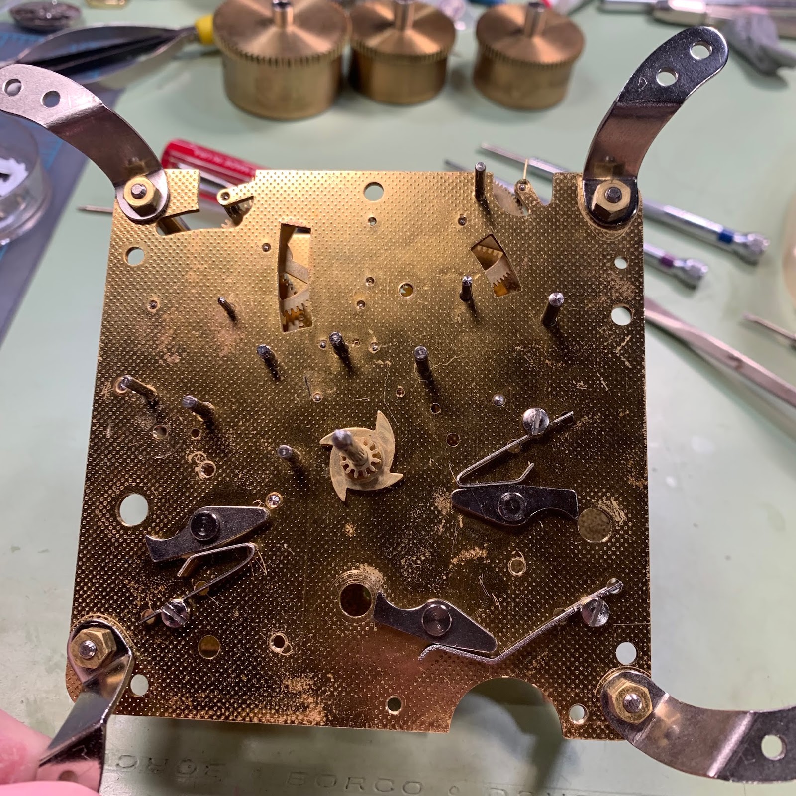 Vintage Hamilton Watch Restoration 1977 Hamilton Mantel Clock