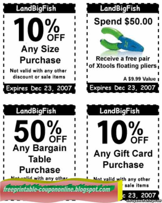 Printable Coupons 2019 Bass Coupons