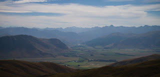 View from the Nevis road down in the Mataura valley