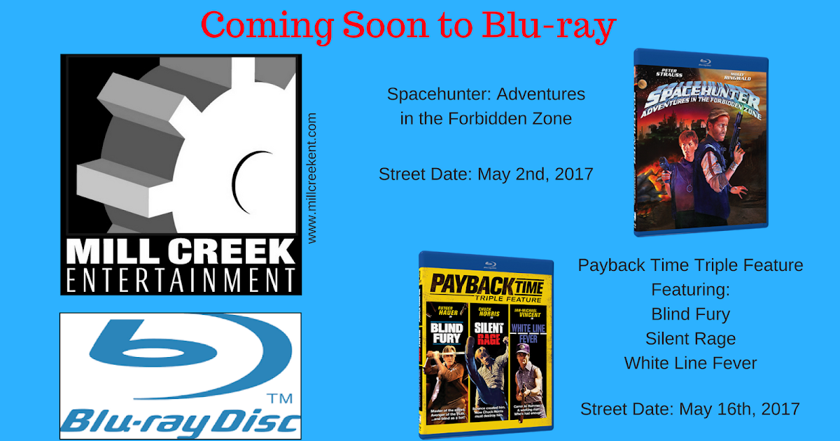 Mill Creek Announces Some Very Interesting Bluray Coming to Us This May