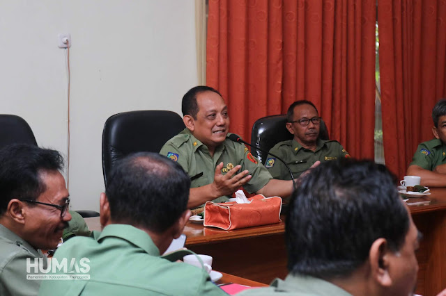 Sekda Trenggalek Koordinasi Rencana Penyambutan Taruna Latsitardanus XXXIX dalam Coffee Morning