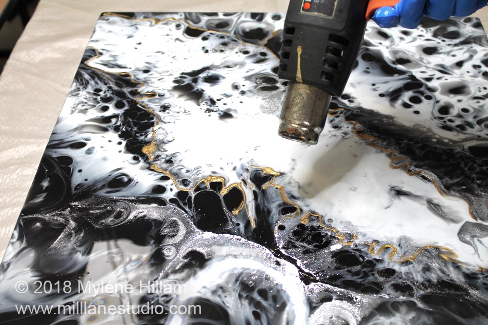 Mill Lane Studio How To Create Cells In A Resin Art Masterpiece