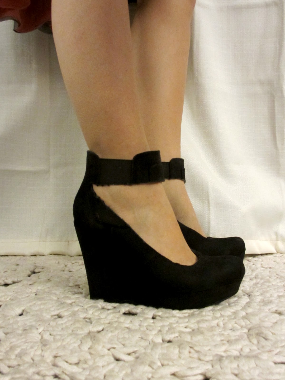 wedges ankle strap