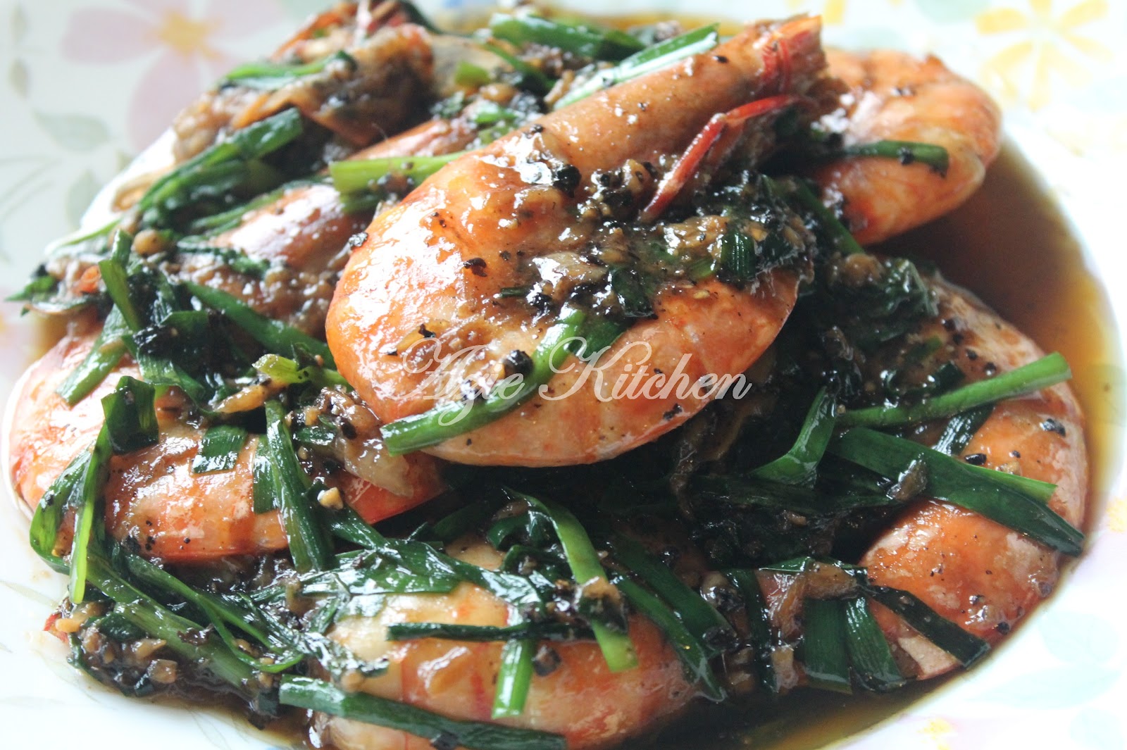 Udang Harimau Masak Black Pepper Azie Kitchen