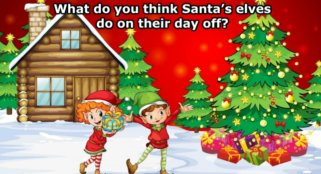 RoomBop Blog: Writing Prompt Visuals: Santa's elves day off