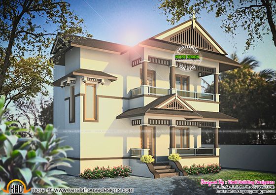 Kerala House 1308 sq-ft