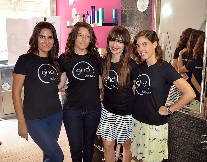 GHD, bloggers, castellón, Anna Gilabert Estilistas, planchas, stylers, eclipse, gold, mi vestido azul