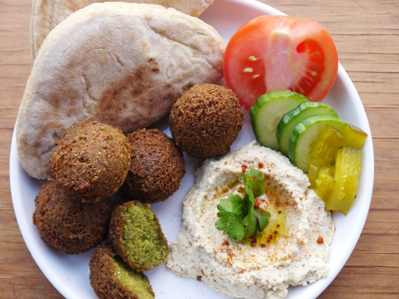 Bint Rhoda's Kitchen Palestinian Chickpea Fritters, or Falafel