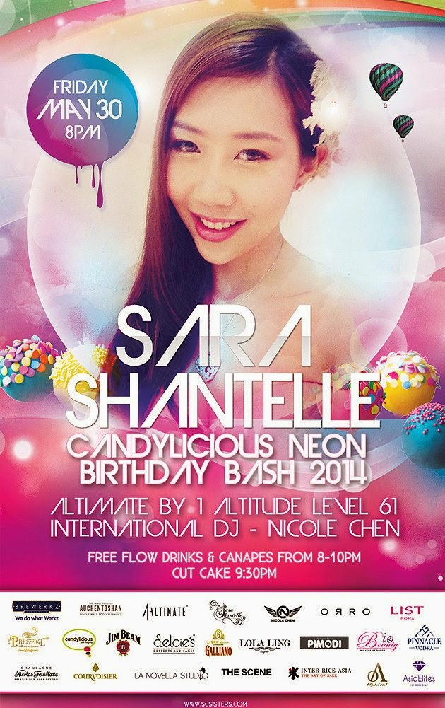 Sara Shantelle Lim's S$40,000 Birthday Bash 2014