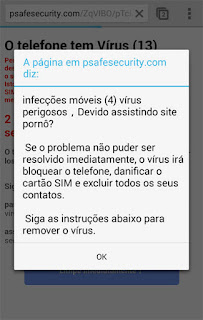 Popup Psafe Antivirus