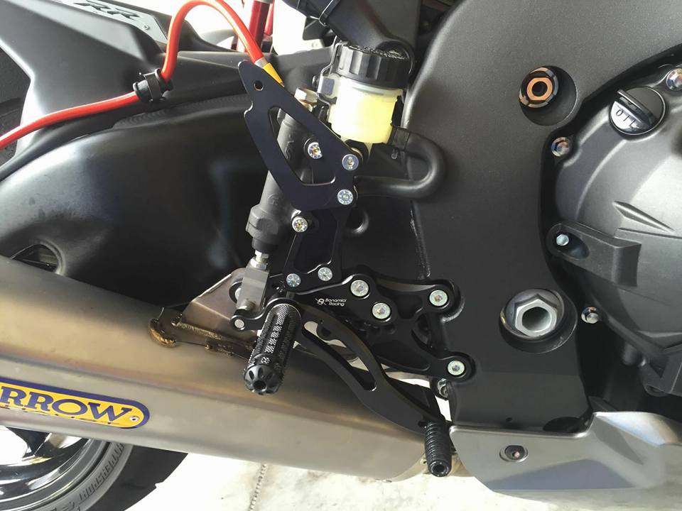 SBK Motoworks Bonamici Racing rearsets for CBR1000RR 20082015
