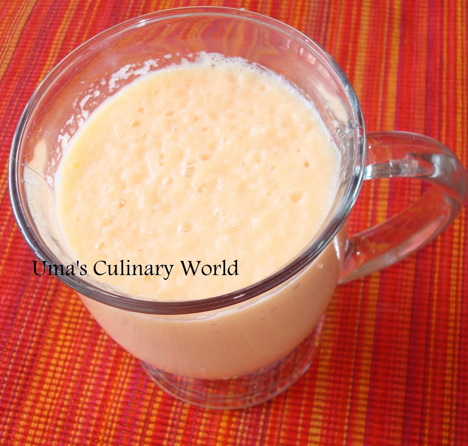 Vegan Muskmelon (Cantaloupe) Juice / Chibda Ros